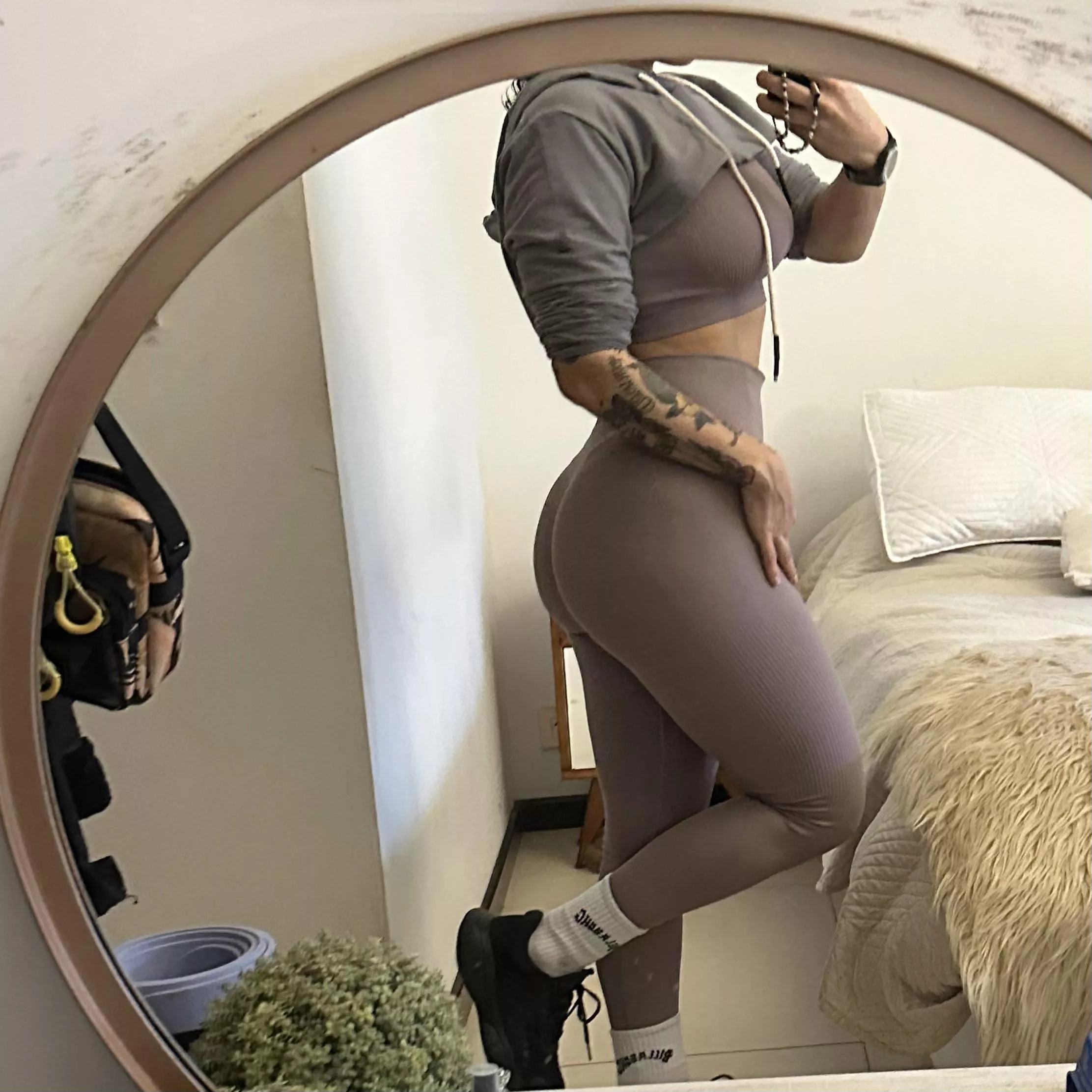 My casual outfit before starting my yoga class posted by Cloeeclark