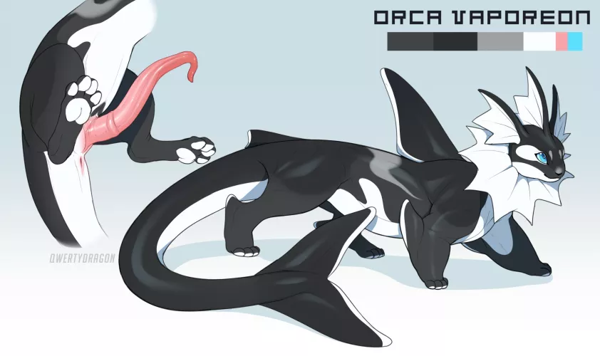Orca vaporeon [M] (quertydragon) by Alecma