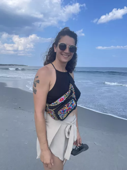 The ocean is so cold here! 🥶 [f] by maplesyrup_girl