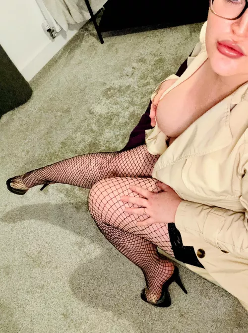 Without seeing all of my face, does my open shirt seem enticing? by ObedientTablespoon