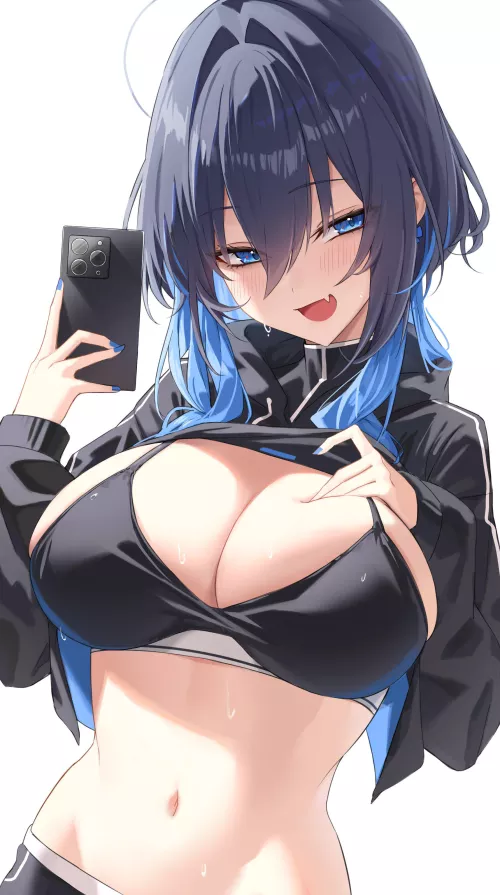 Ouro Kronii takes selfie (ruru_nnnn) [Hololive] by elegantloveglimmer