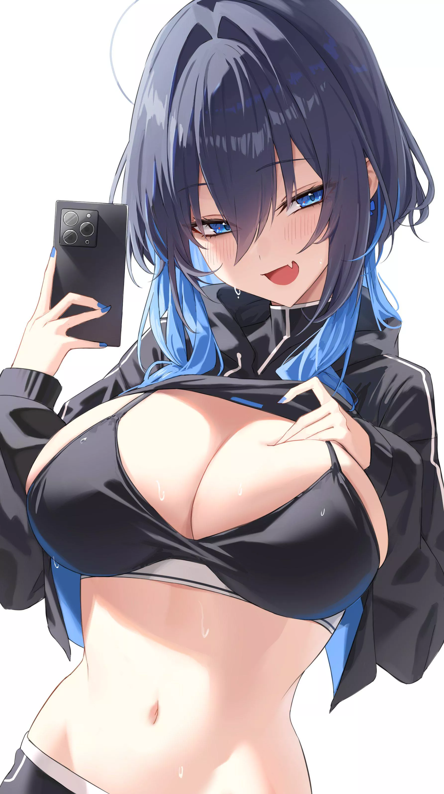 Ouro Kronii takes selfie (ruru_nnnn) [Hololive] posted by elegantloveglimmer