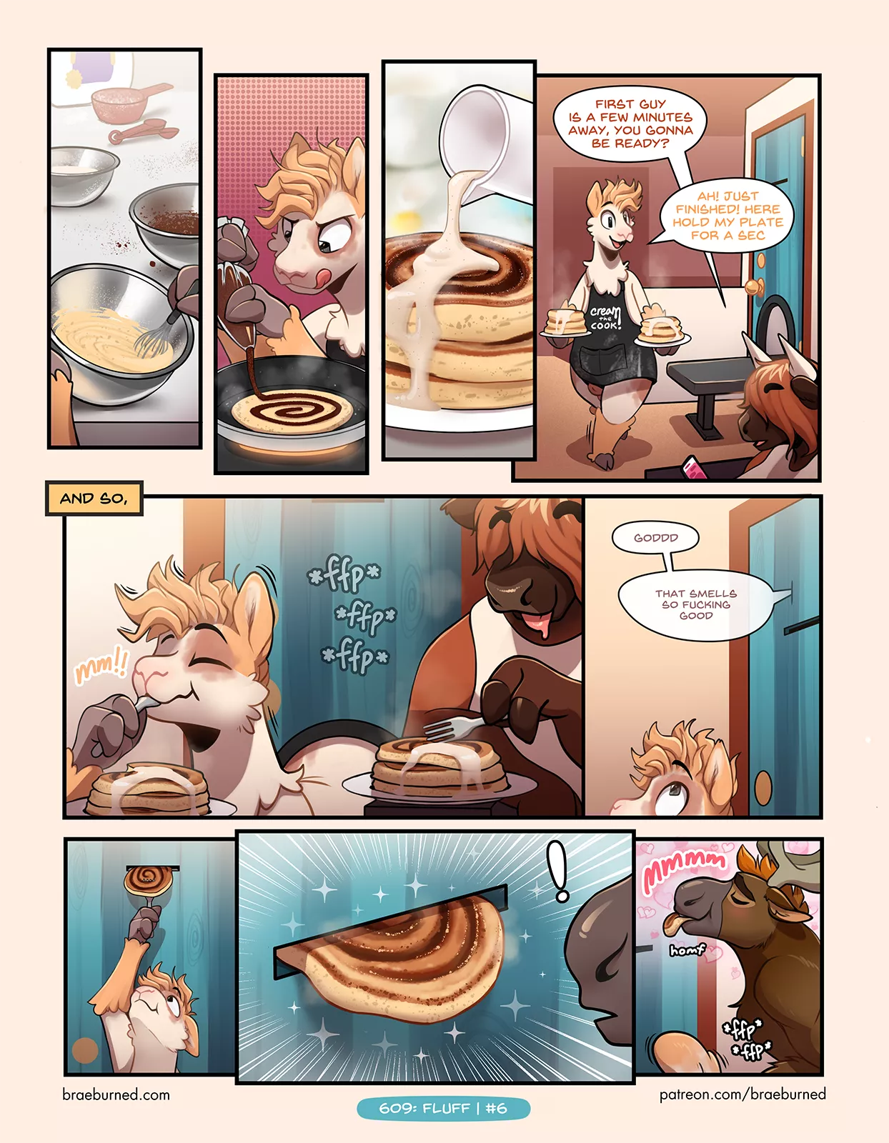 Pancakes and breeding [MMM] (braeburned) posted by MRWTR_take_lik