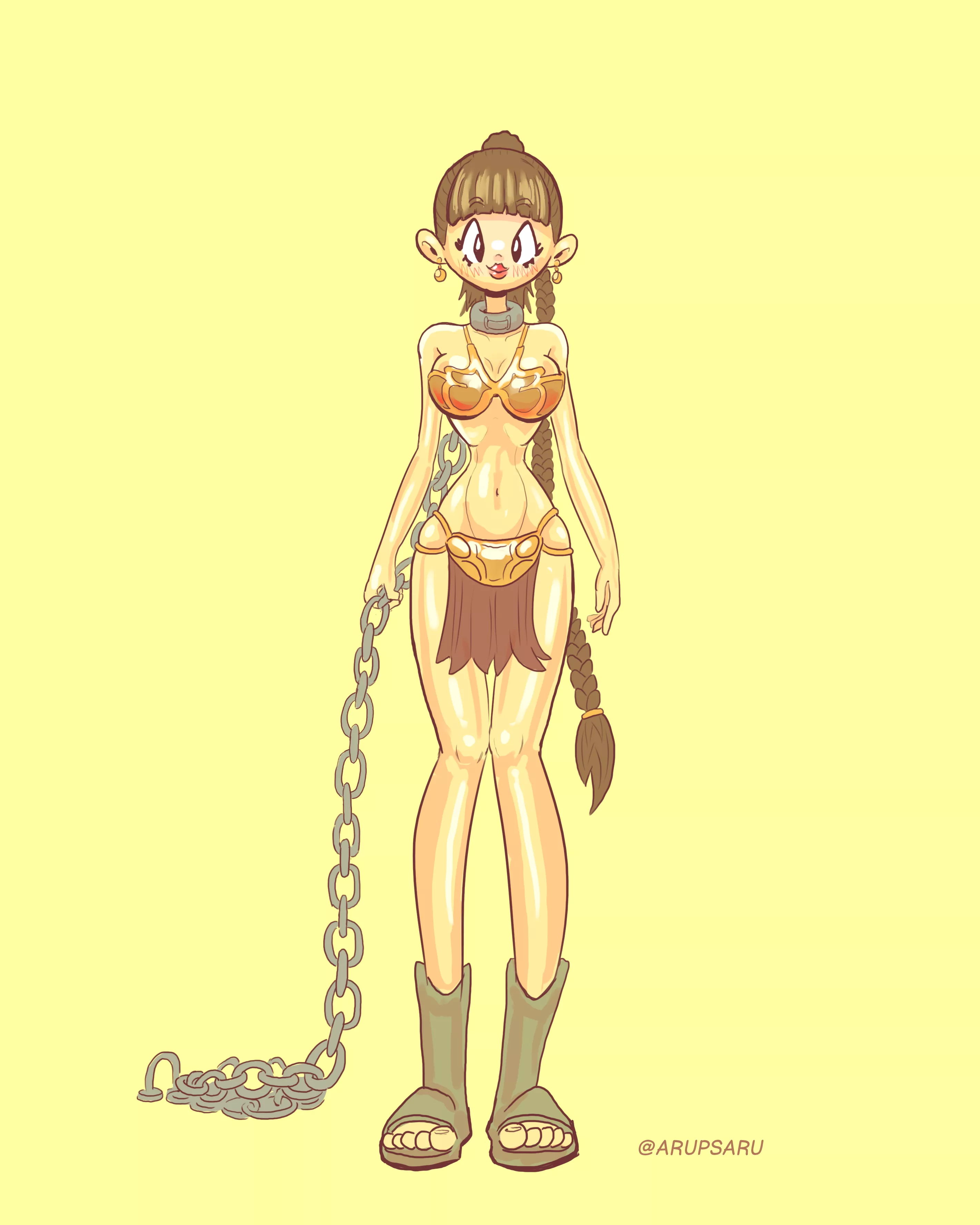 Slave Leia (Arupsaru) posted by arupsaru