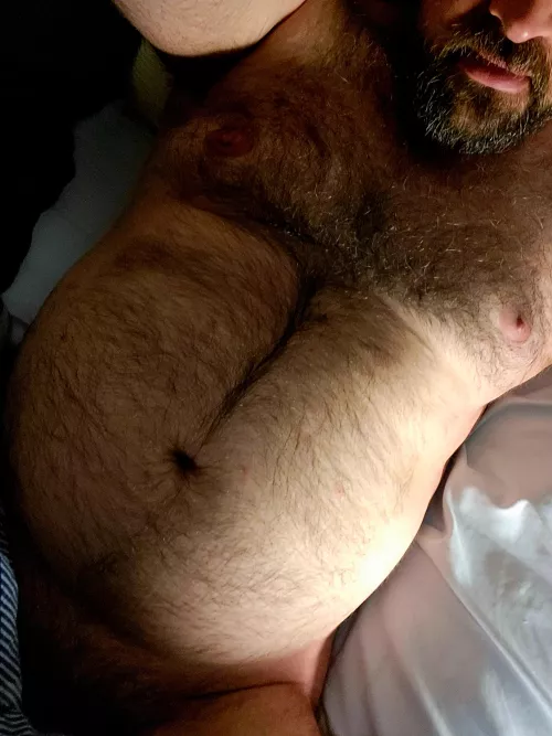 Want to see my face?  by hairychubbyman