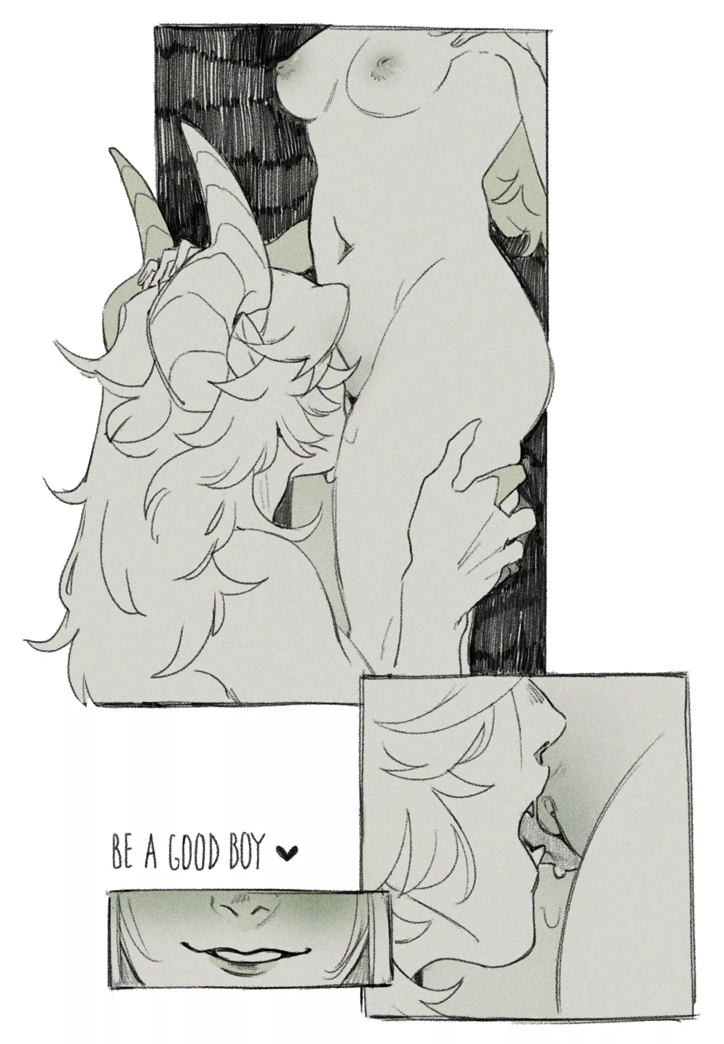 Be a good boy ♥ posted by AaronMcFocks