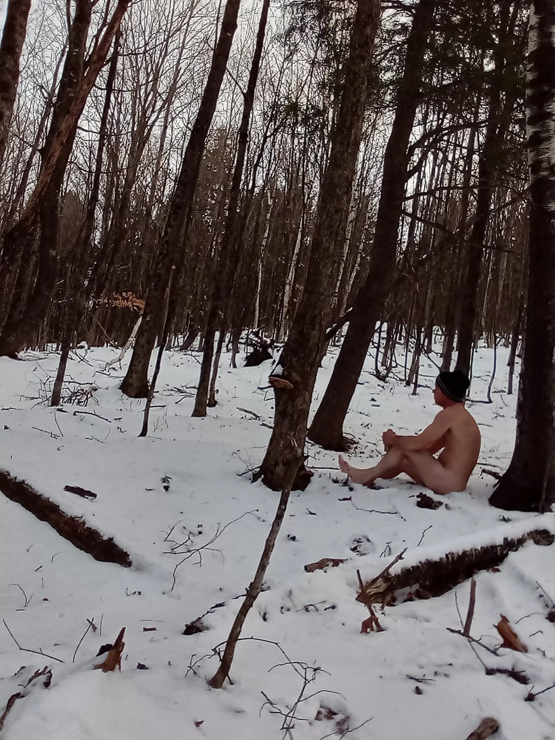 Connecting is always warm in nature naked posted by waterwoods4