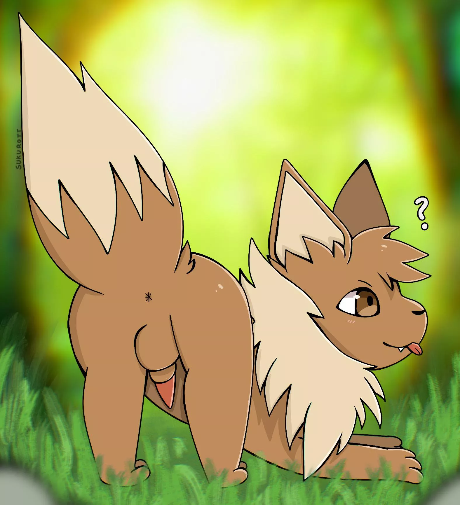 Eevee in the woods [M] (sukurott) posted by sukurott