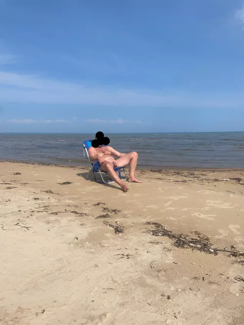 Hanging out at Lake Michigan  by Major-Sentence-4037