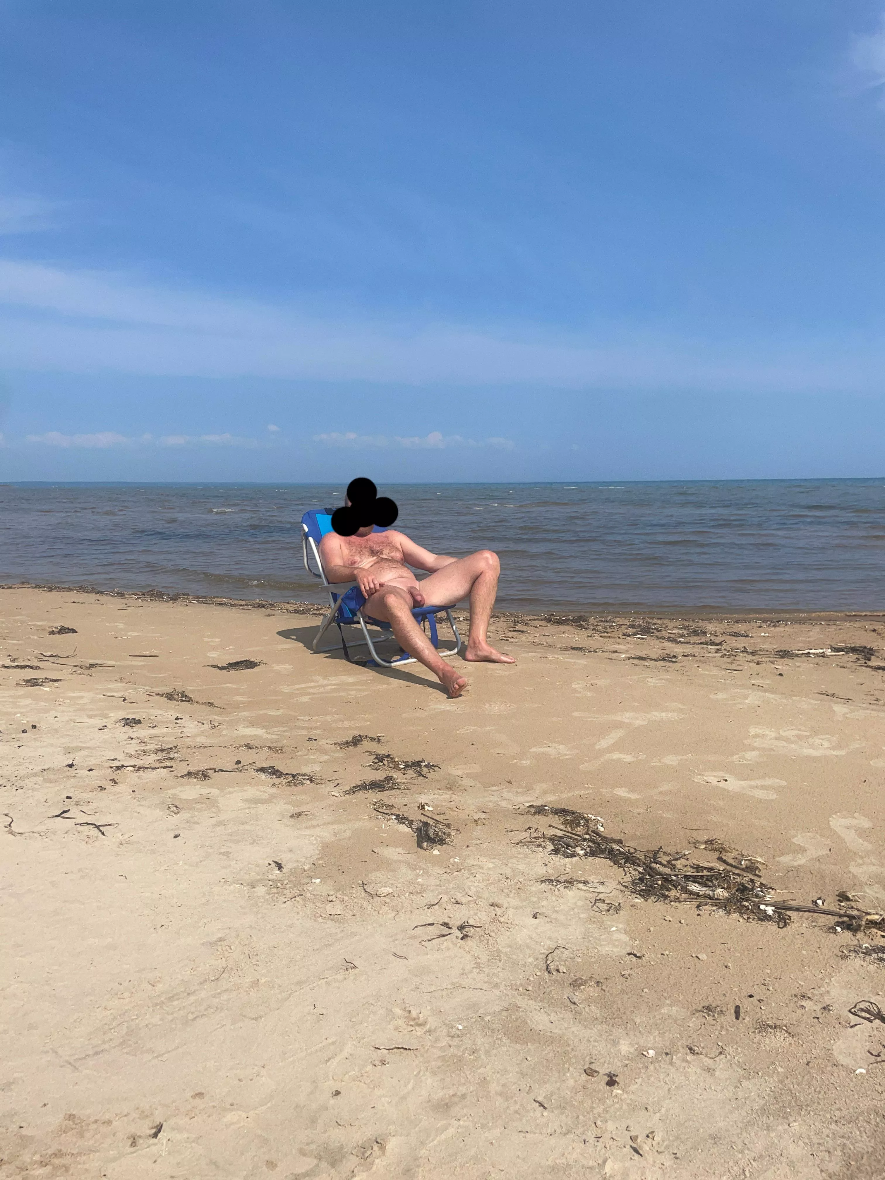 Hanging out at Lake Michigan  posted by Major-Sentence-4037