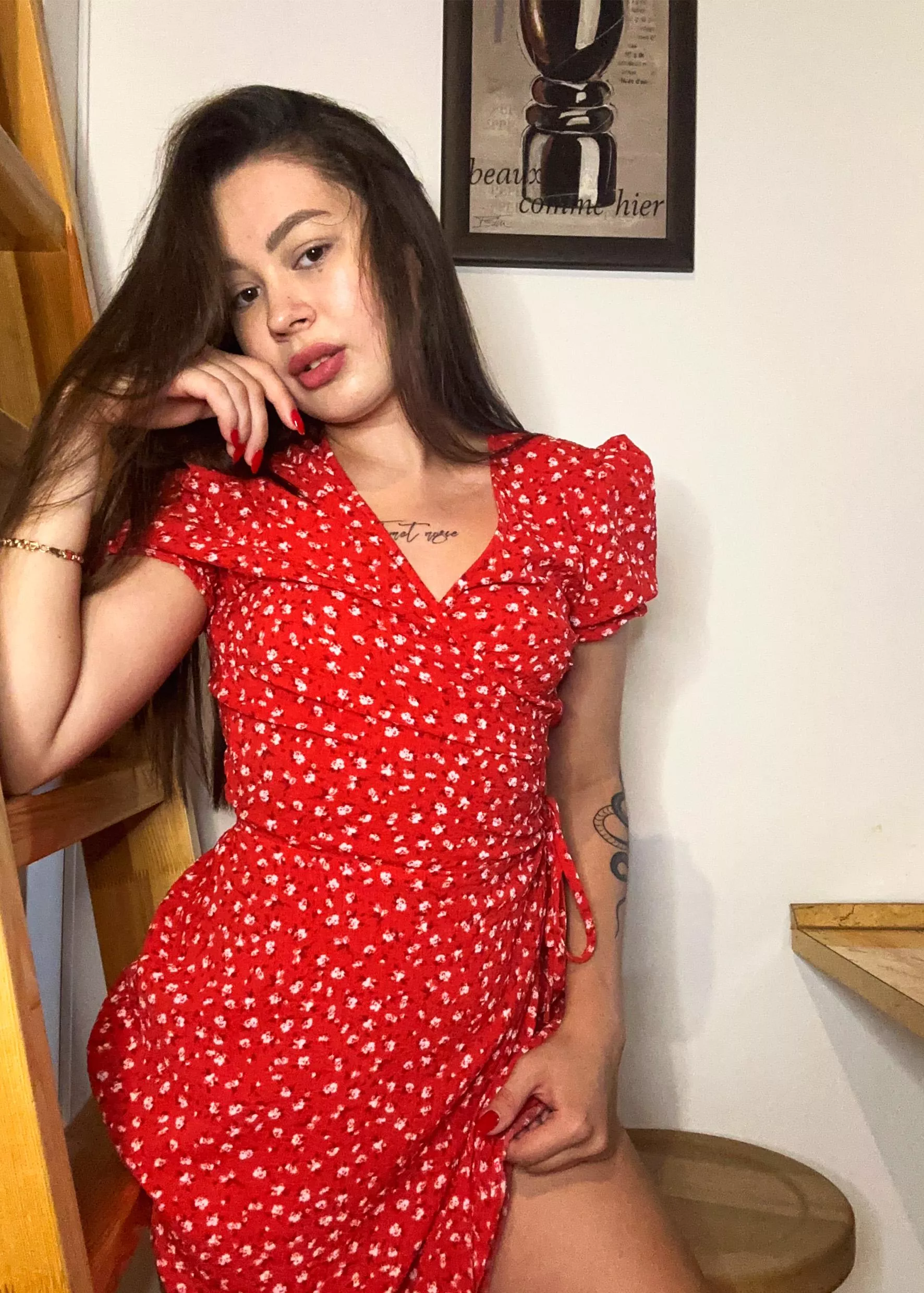 Hope you find my red sundress cute posted by _PrincessButtercupp_