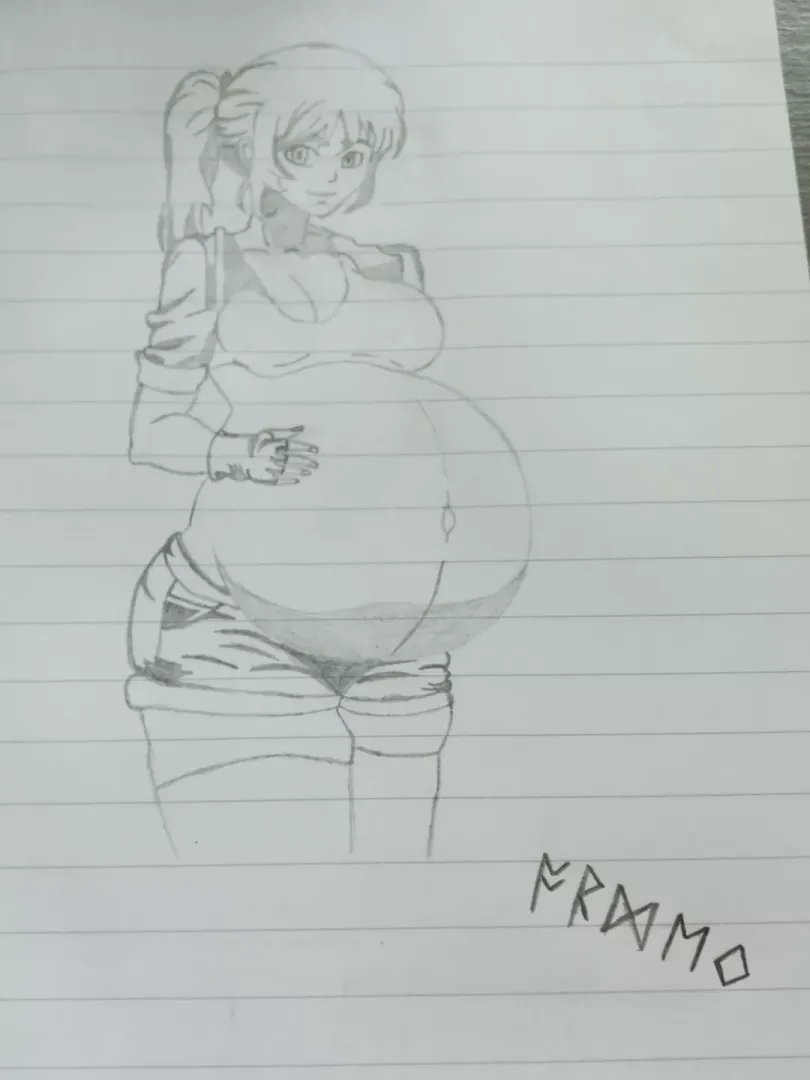 Quick sketch: Full term triplets🔥 posted by arden_vore