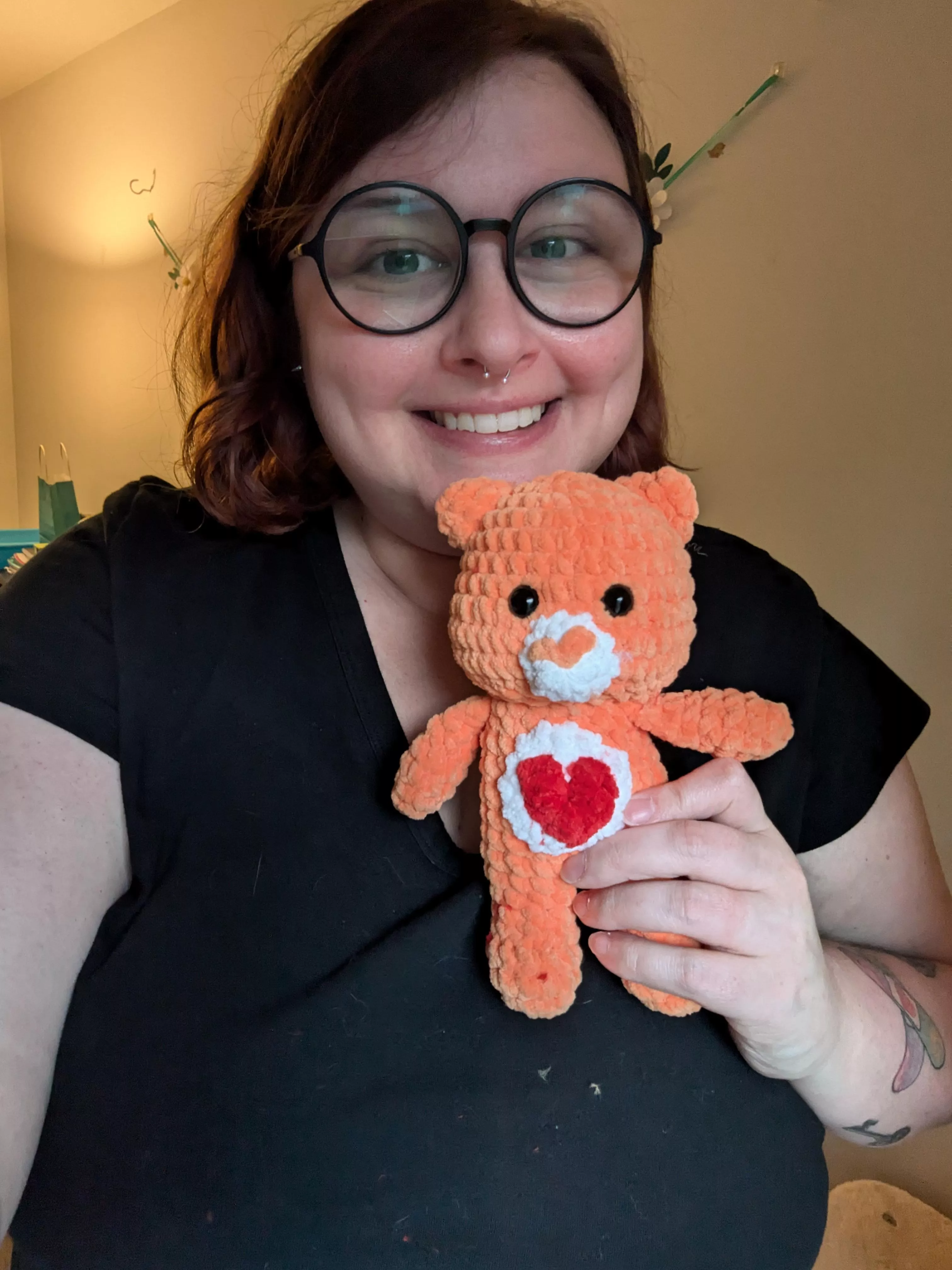 Guys, I made a care bear 🖤 posted by TrashcanJan