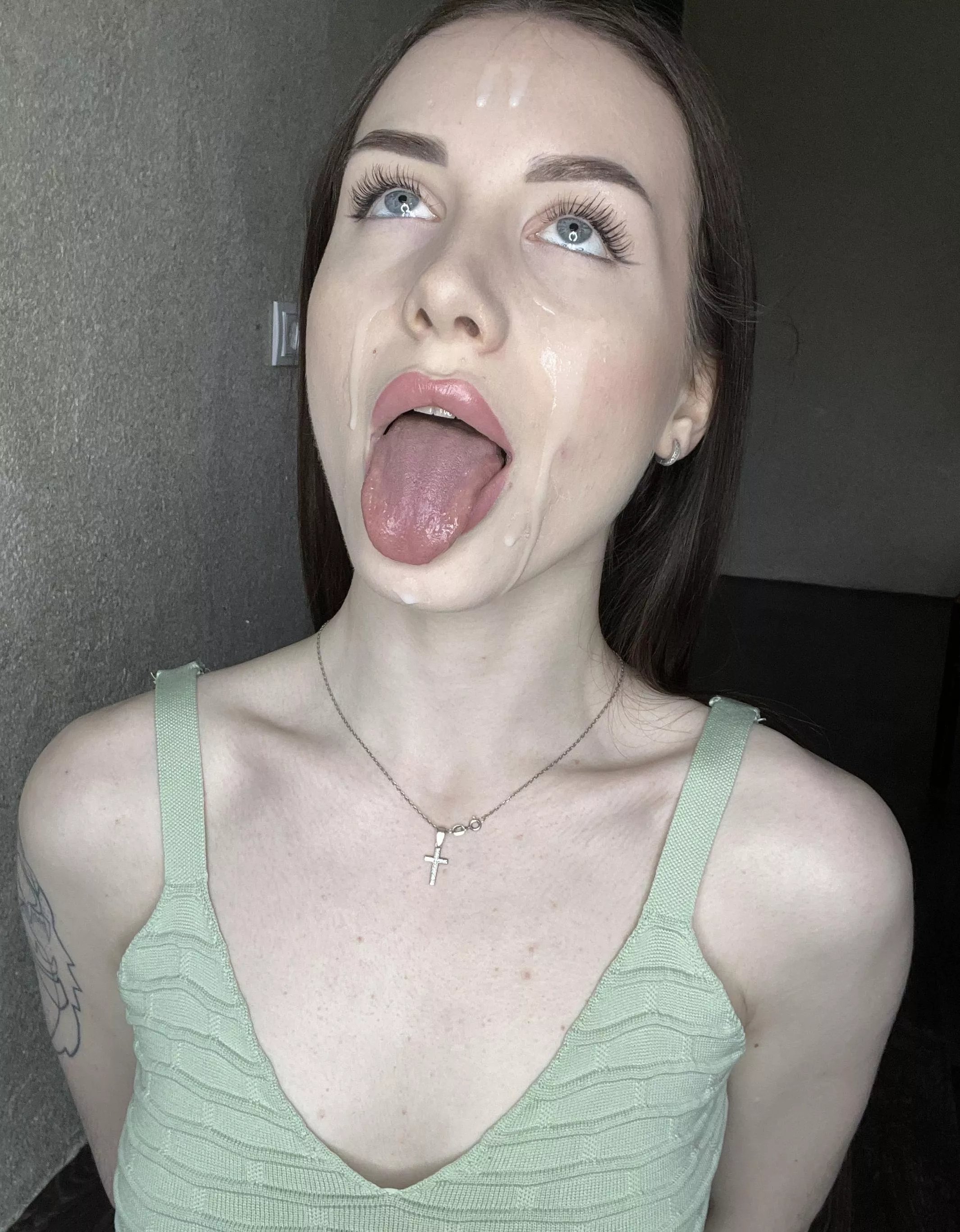 my face waiting for your cum loads posted by WellLoveYou
