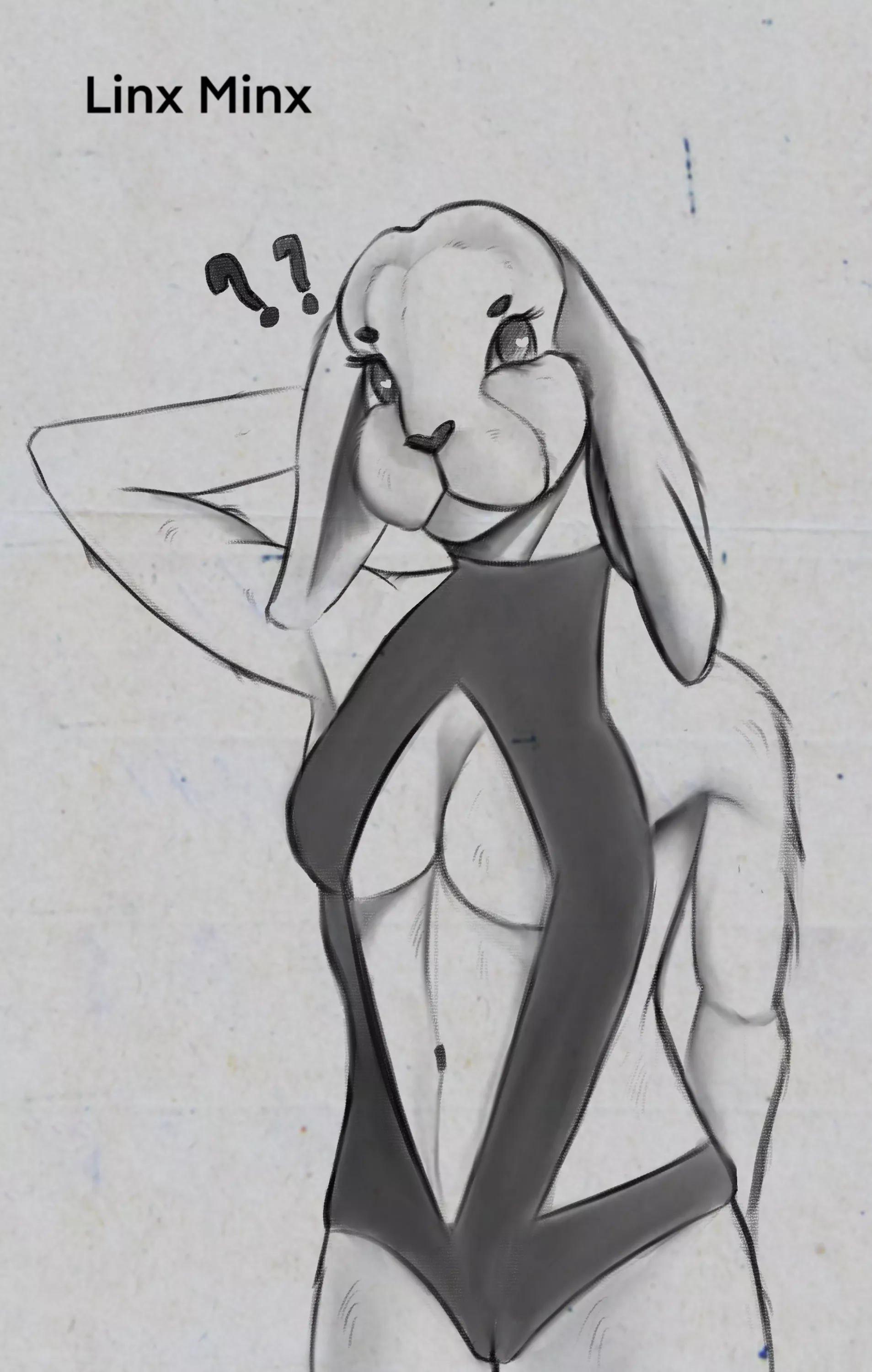 Pinup of a Harengon by (Linx Minx) Open for commissions!
 posted by Linx-the-Minx