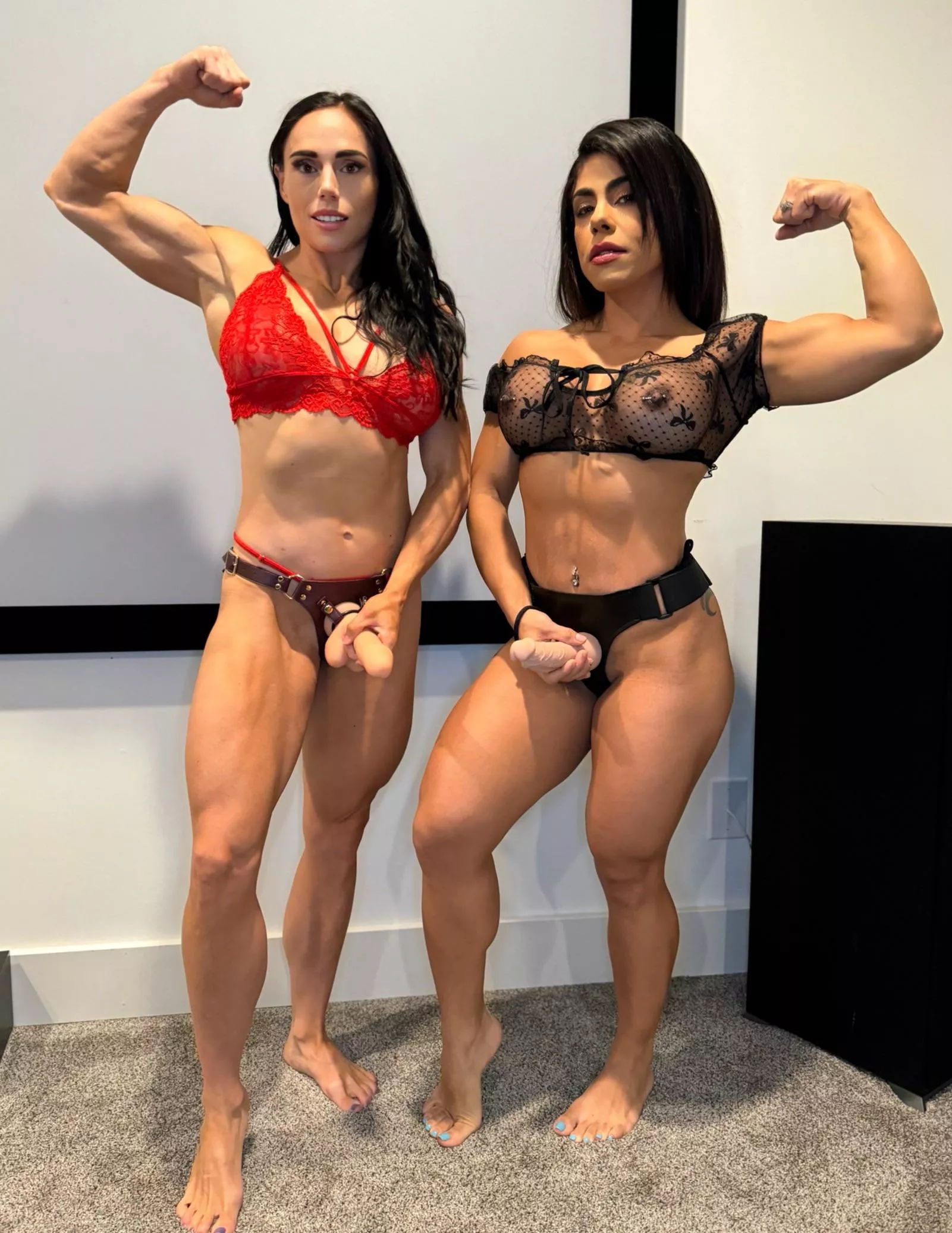 Ready to get spitroasted by two muscle mommies?  posted by vanessaarizonaxxx