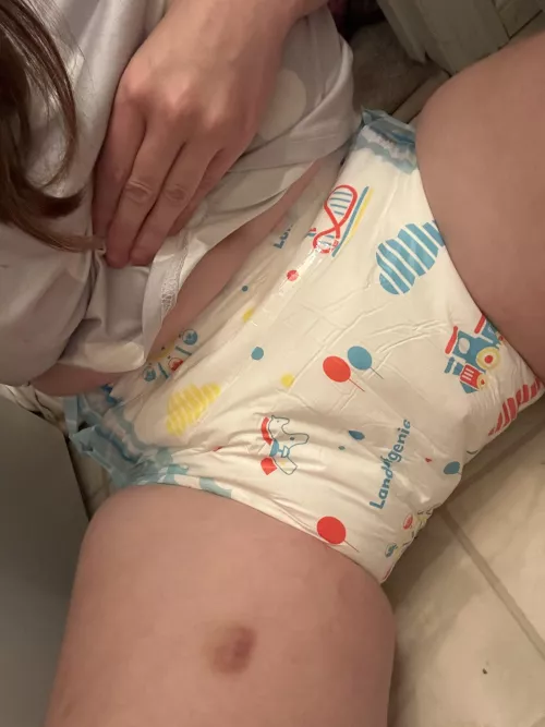 Same me different diaper 🤭 by newlydiapered96