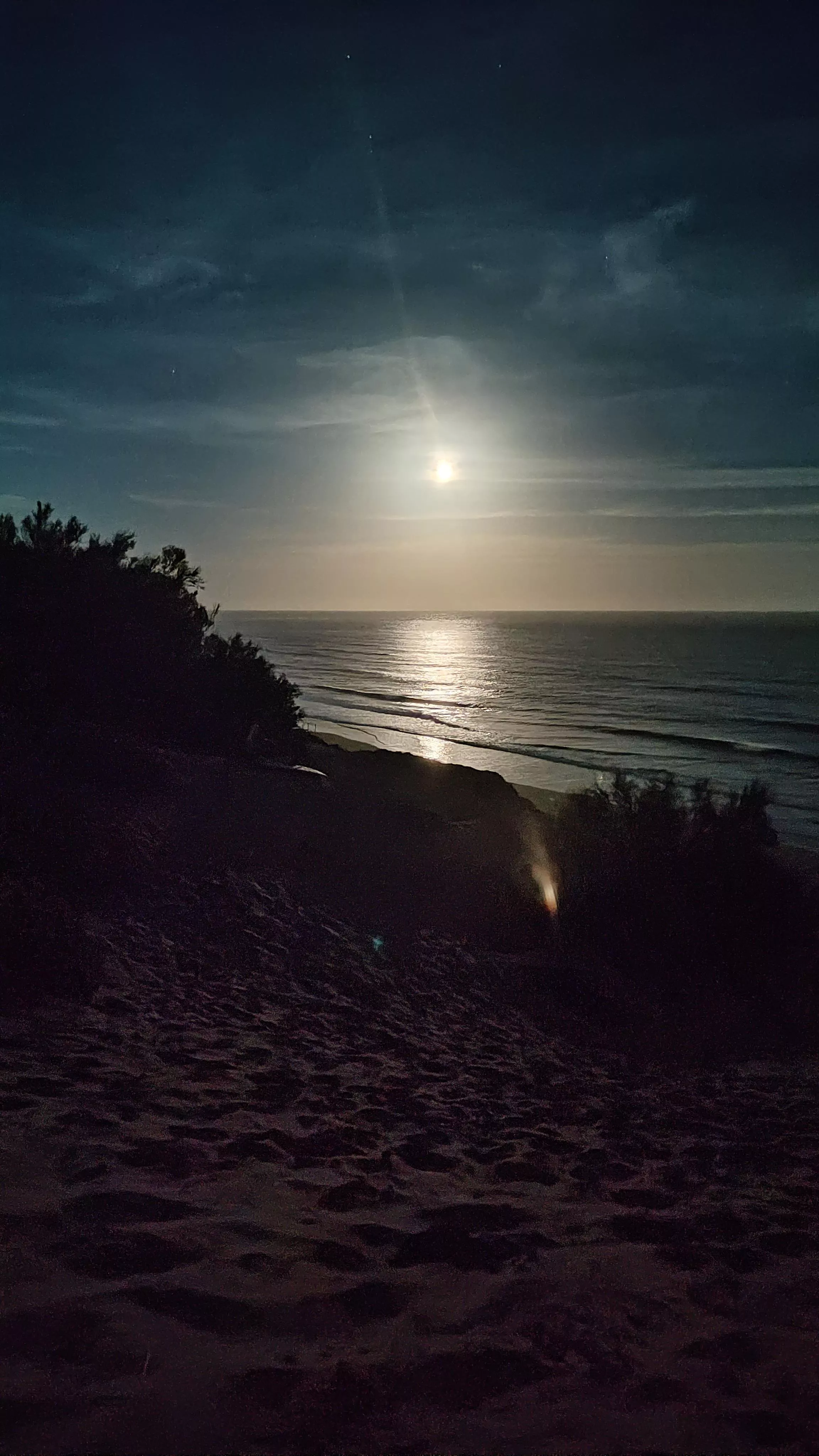silver with the moon reflected. Mar del plata, Argentina. posted by unicornioblanco