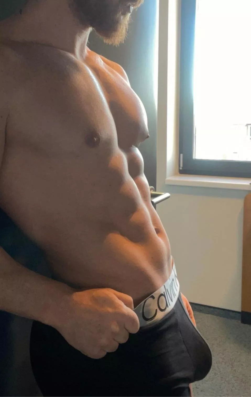 Standing in the door way waiting for you to walk by. posted by Ok-Philosopher-9562