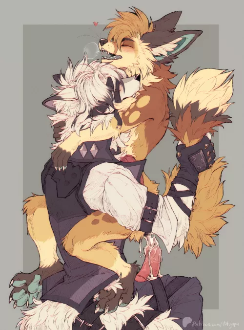 Von Lycaon and Riko (Tatujapa) by DL2828