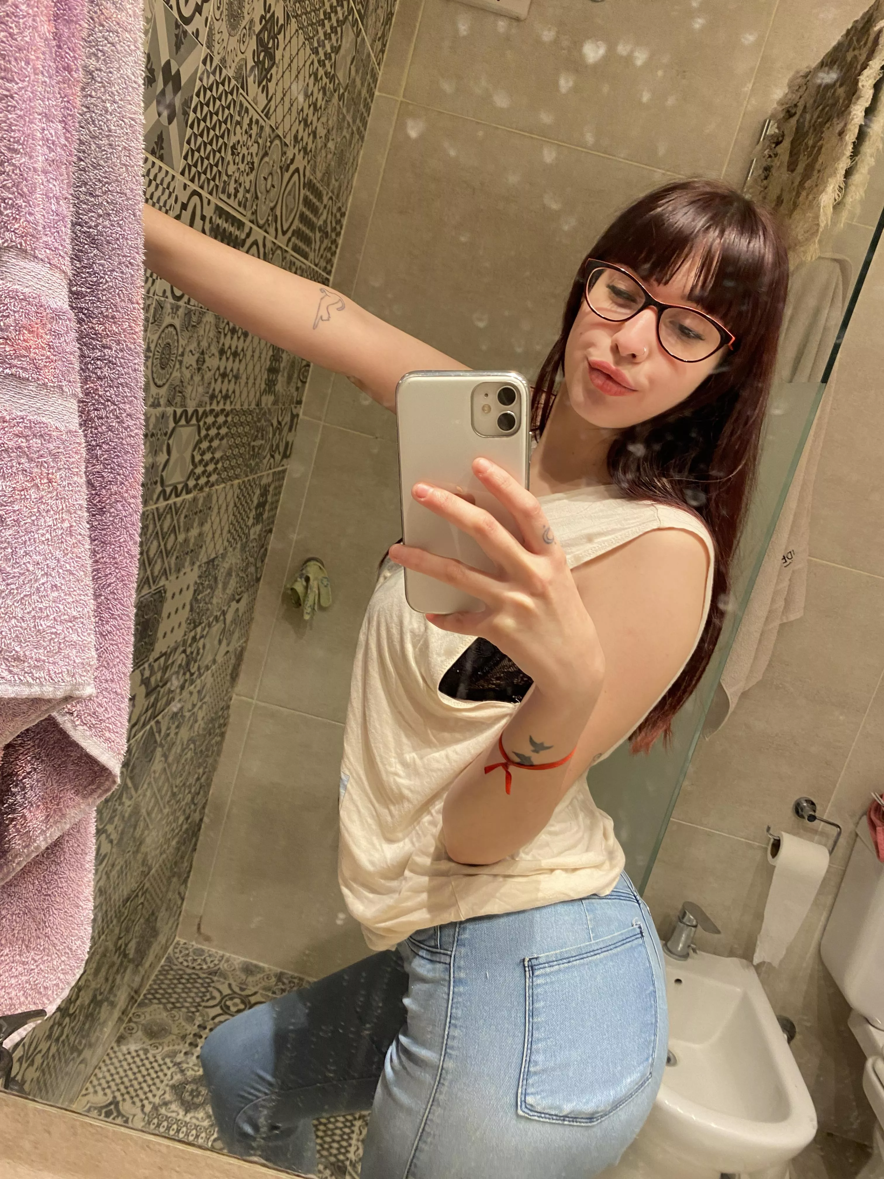 With glasses or no? posted by Nora_Star11