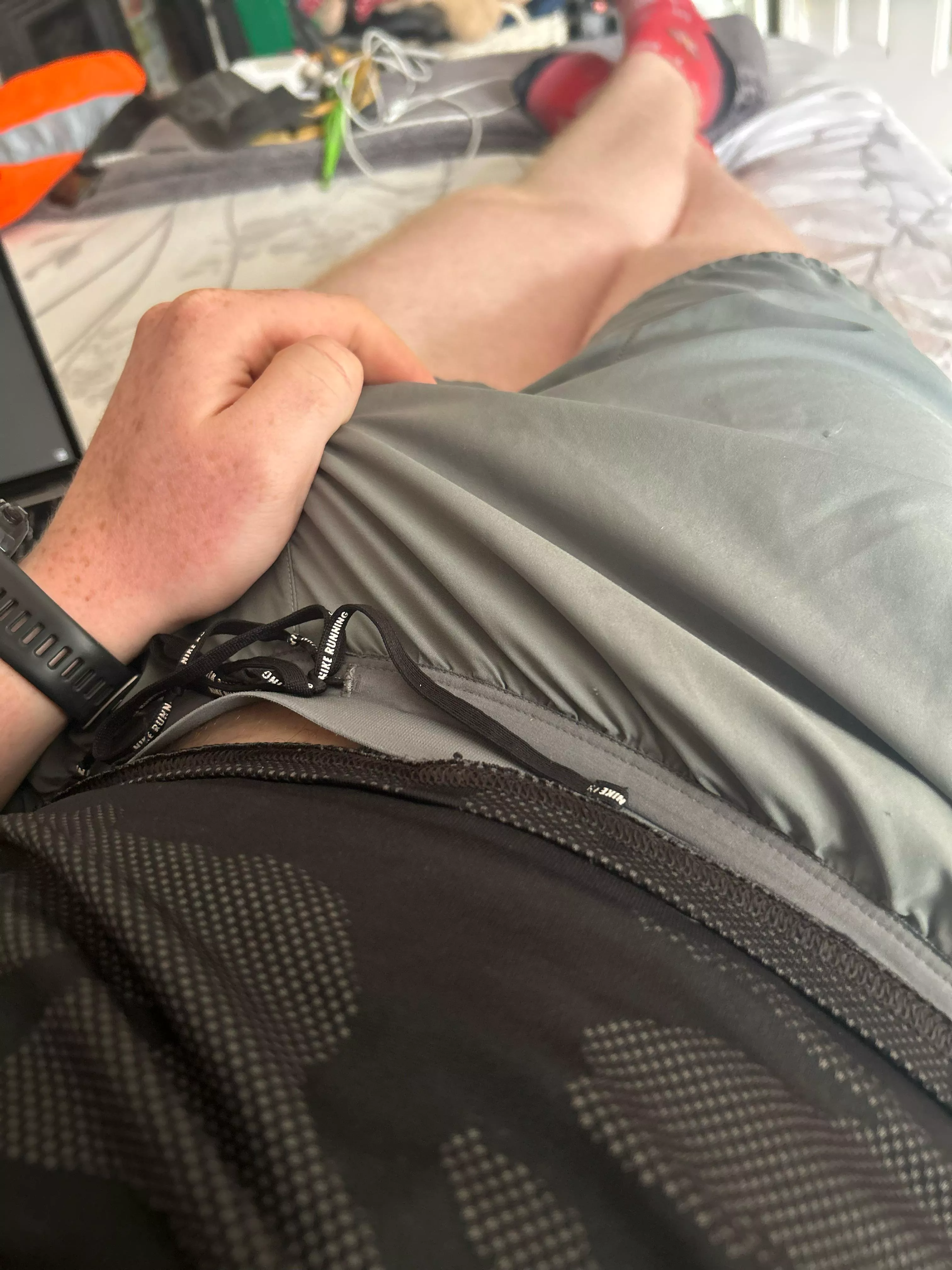 21 curious, horny and sweaty after a run. Harrymc1301 posted by No-Perception3490