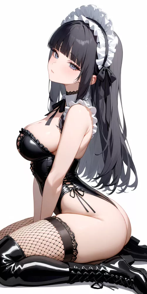 Alluring Maid  by CheetahSperm18