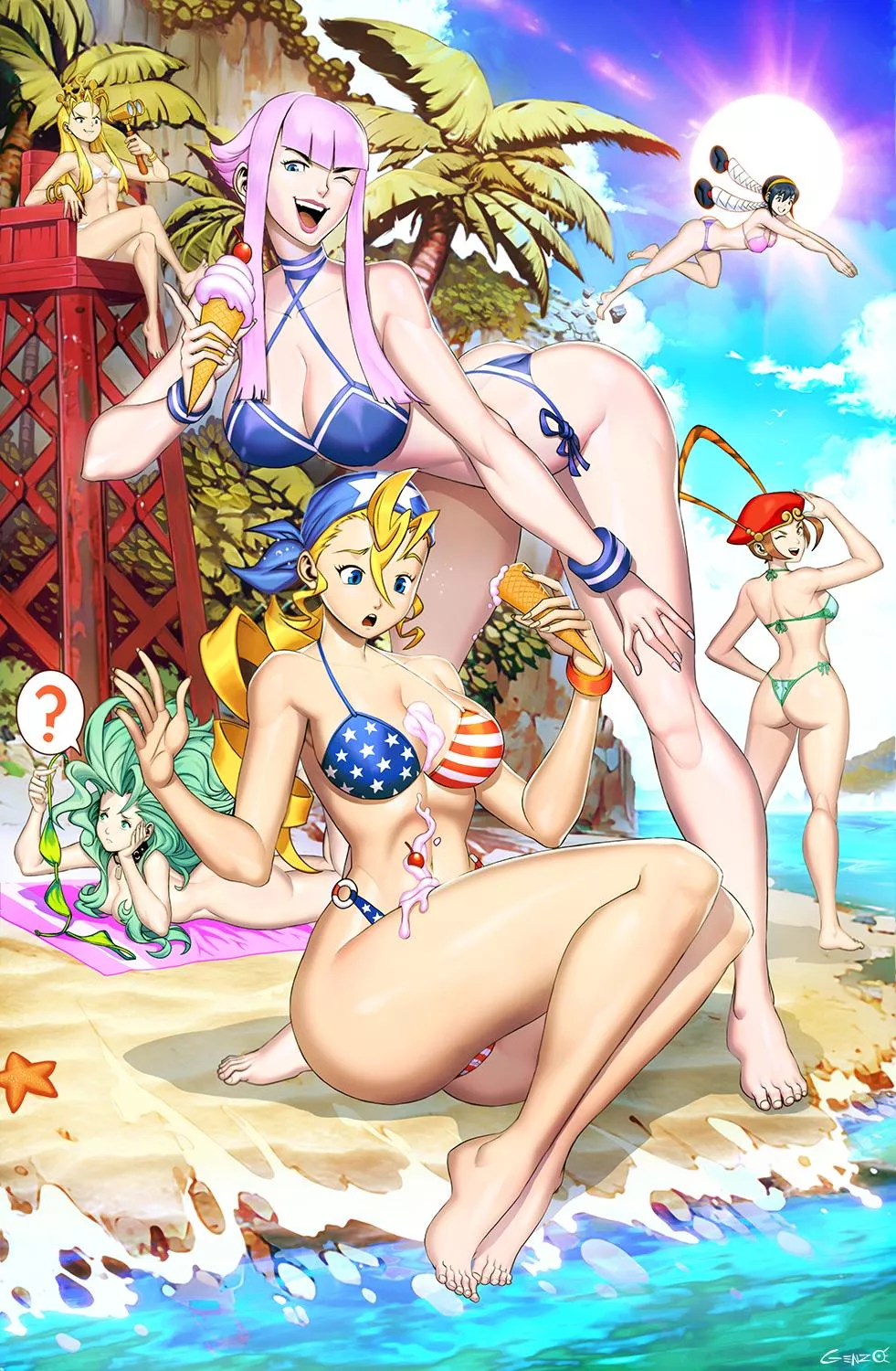 Beach Time (Genzoman) posted by PMatty73