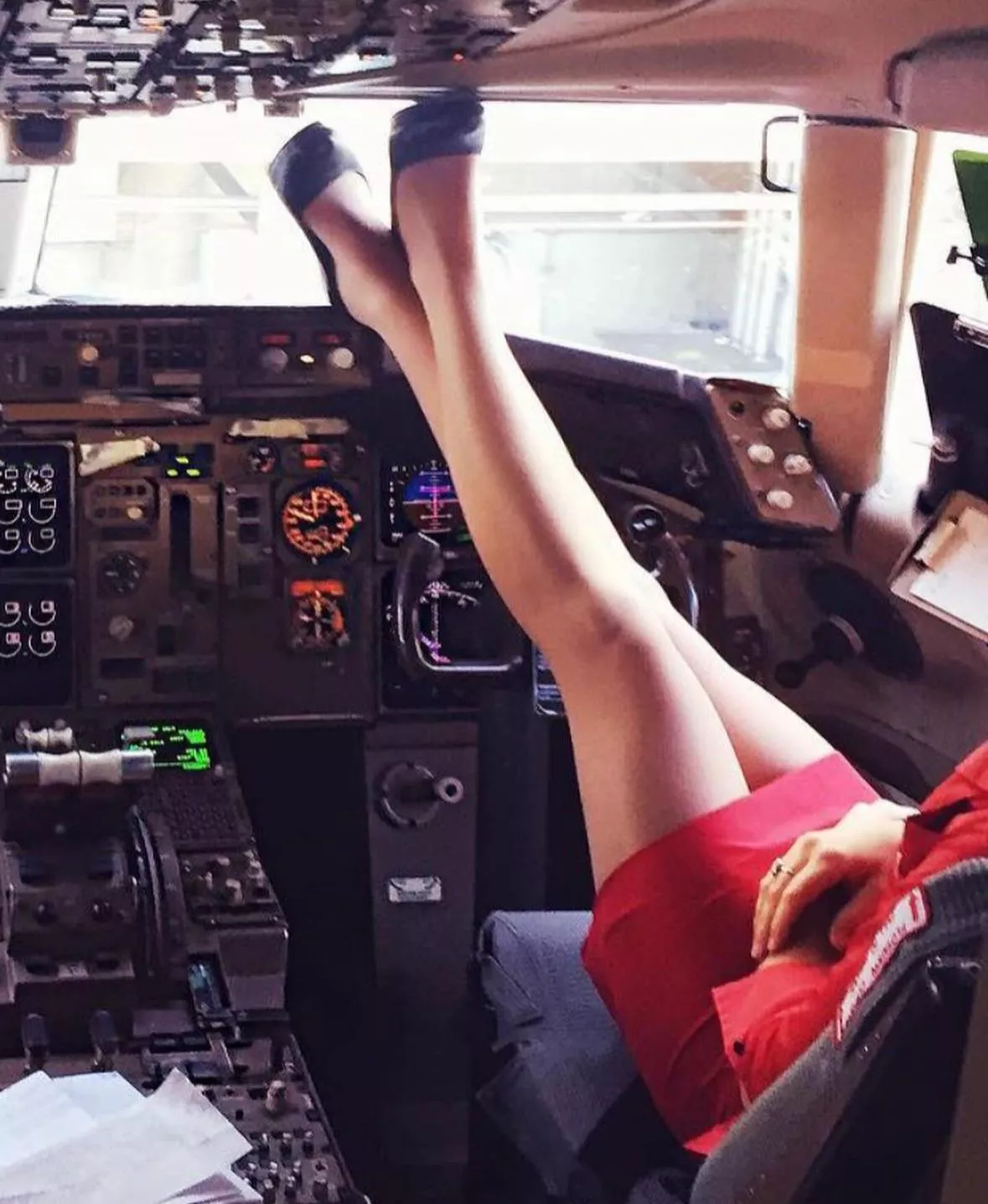 Legs in the air posted by TravelerFrequent7