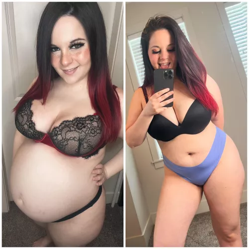 Pregnant vs mombod - clearly I need to get pregnant again  by SierraNyx