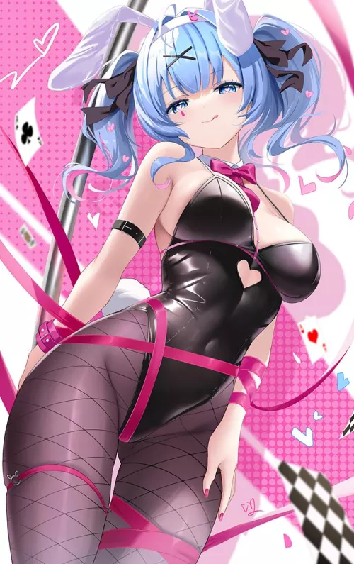 Rabbit Hole Miku by xSaviour_N