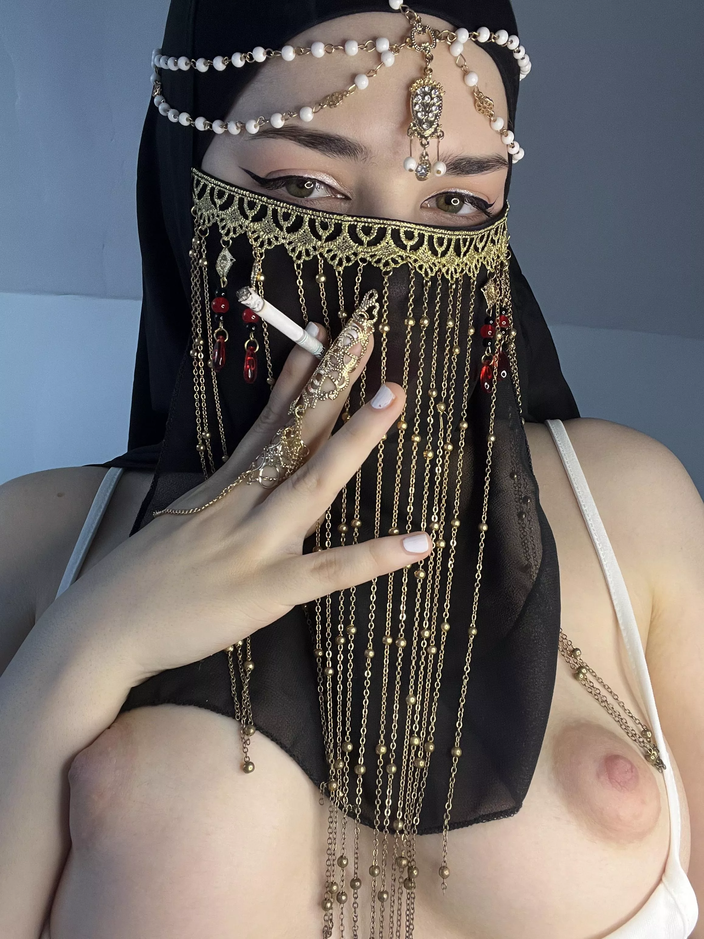 Smoking through a mask is extra filtration posted by SweetiestBabby