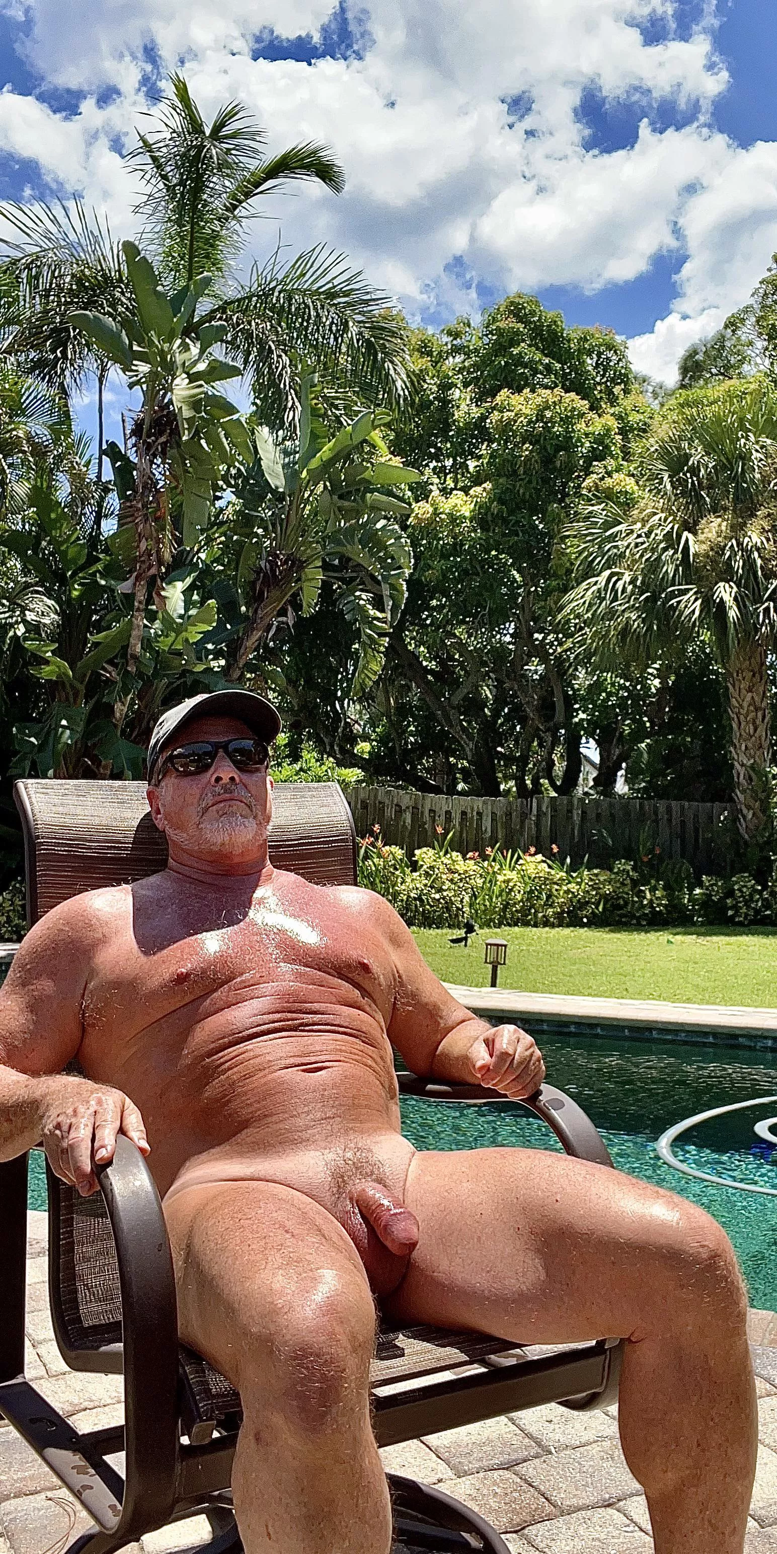 Sunning in paradise, but it’s hot out! posted by mascline1