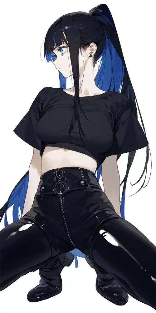 Tight Leather Pants  by CheetahSperm18