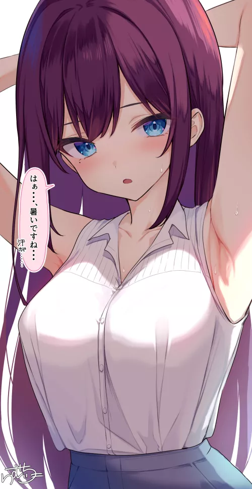 Caught you looking at her armpits by McKnight94