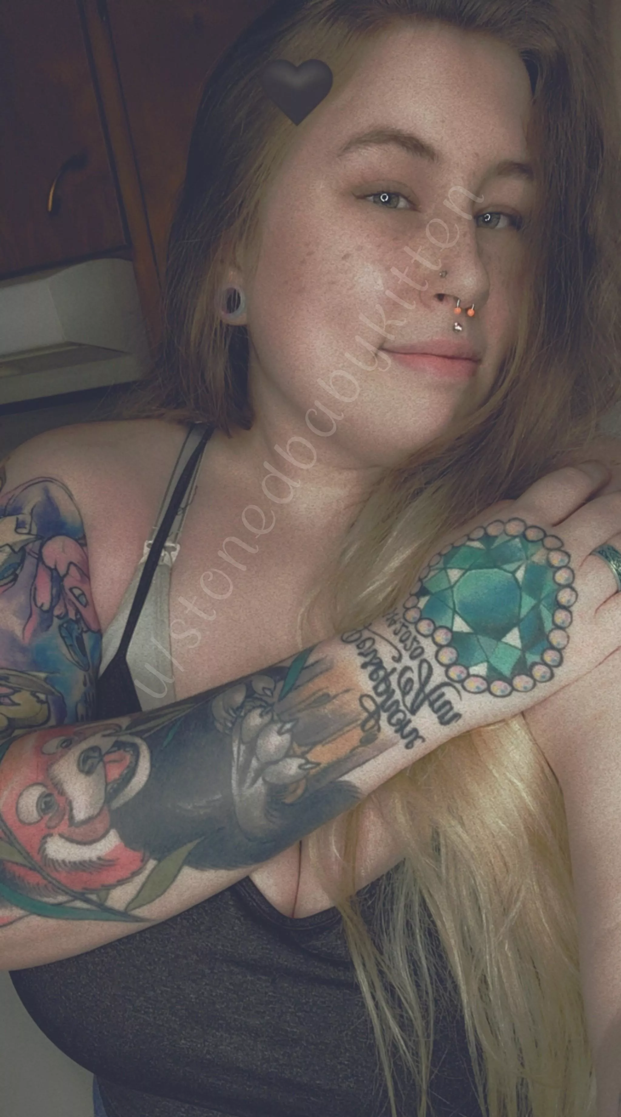 Hope your day has been going great 🫶 posted by Stonedbabykitten