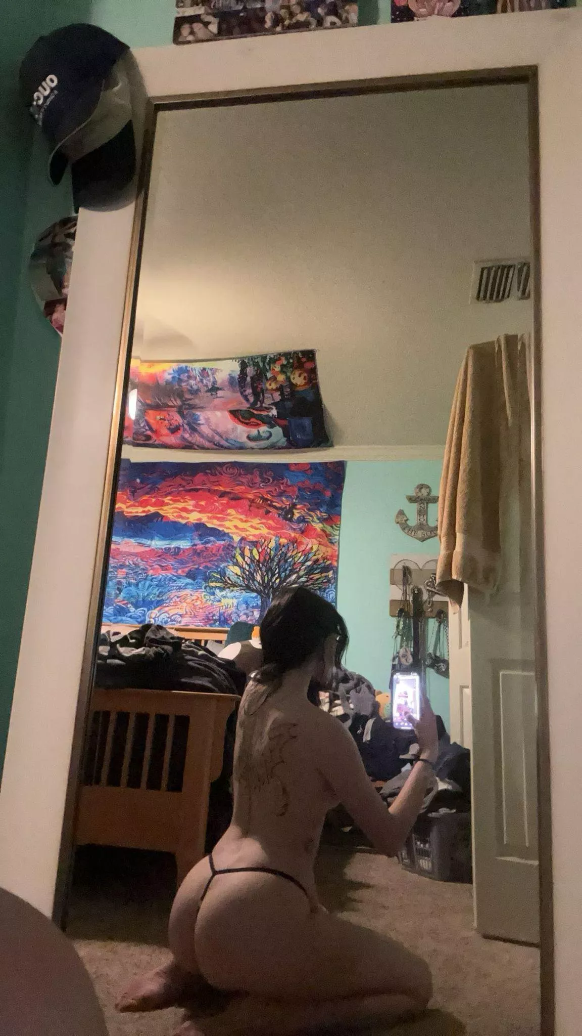 Just a naughty girl in her favorite pair of panties posted by CelenaDawn