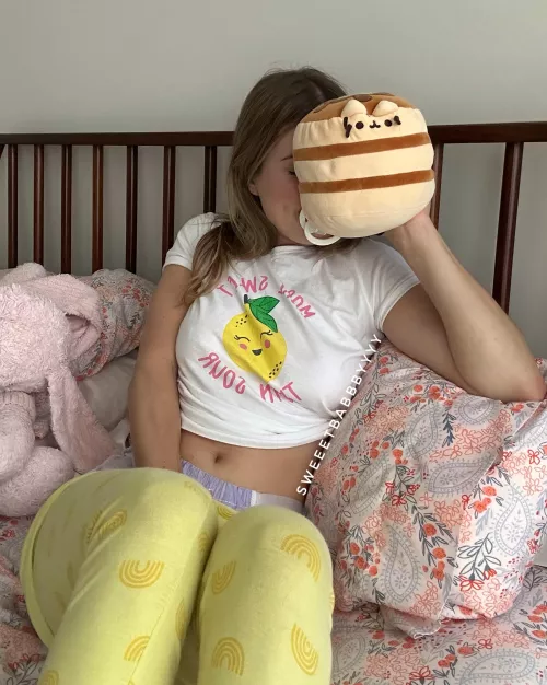 Pancakey cat told me my shirt says more sweet than sour and I feel like dat describes lil me well🙈💗🍯 by sweeetbabbbyyyy