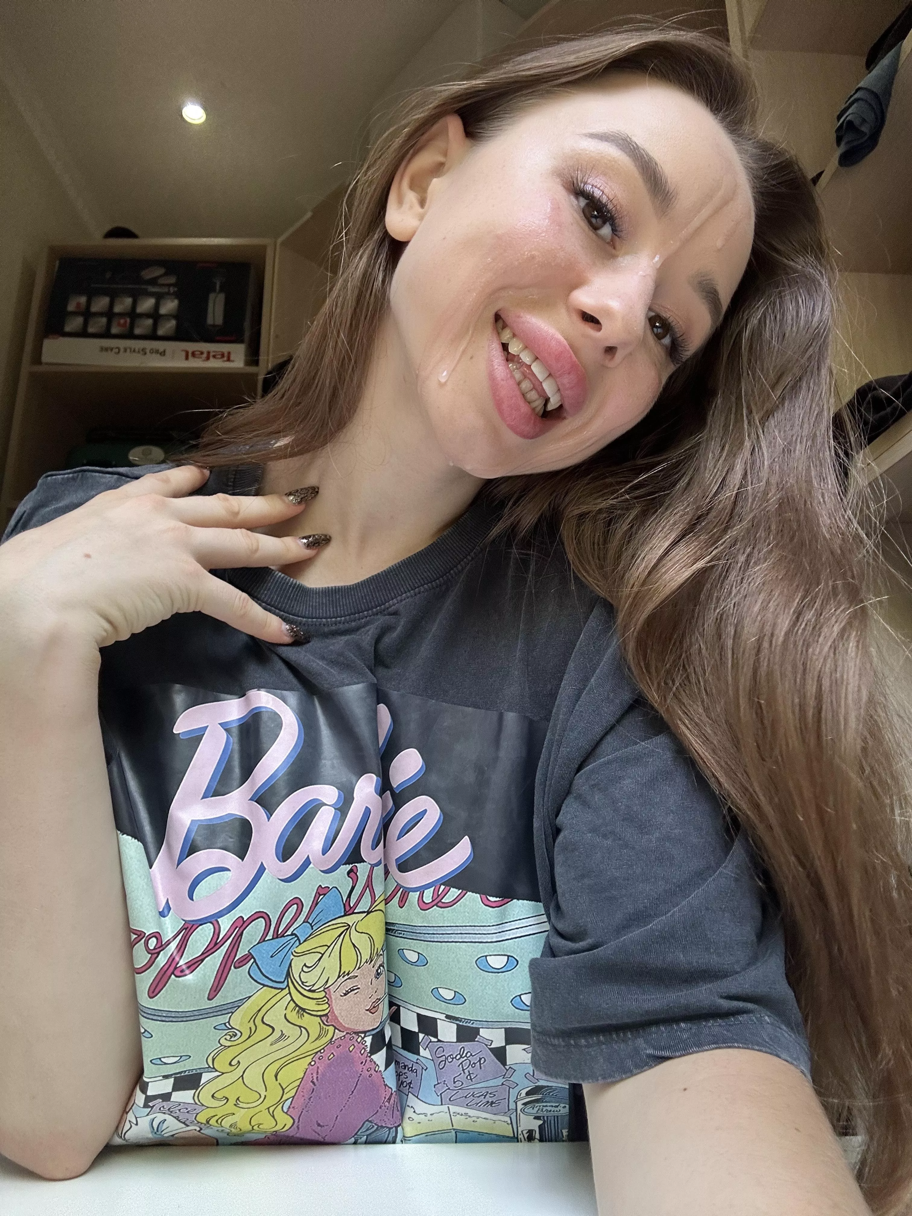 When daddy cums on his little girl's face it always puts a smile on my face posted by SiSiliOnn