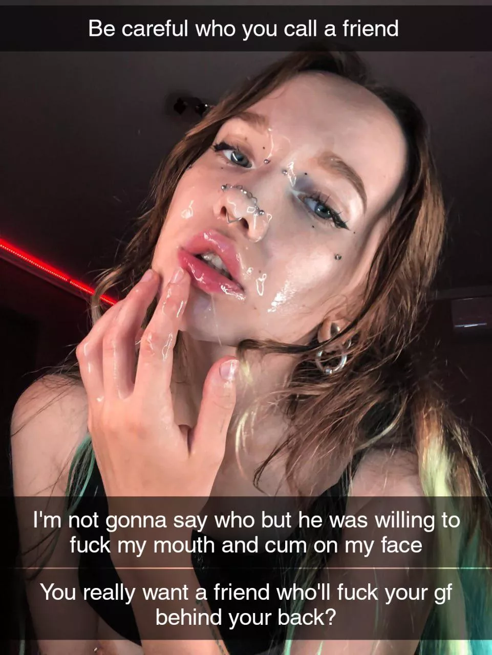 Who do you think it was? posted by Captionsforever