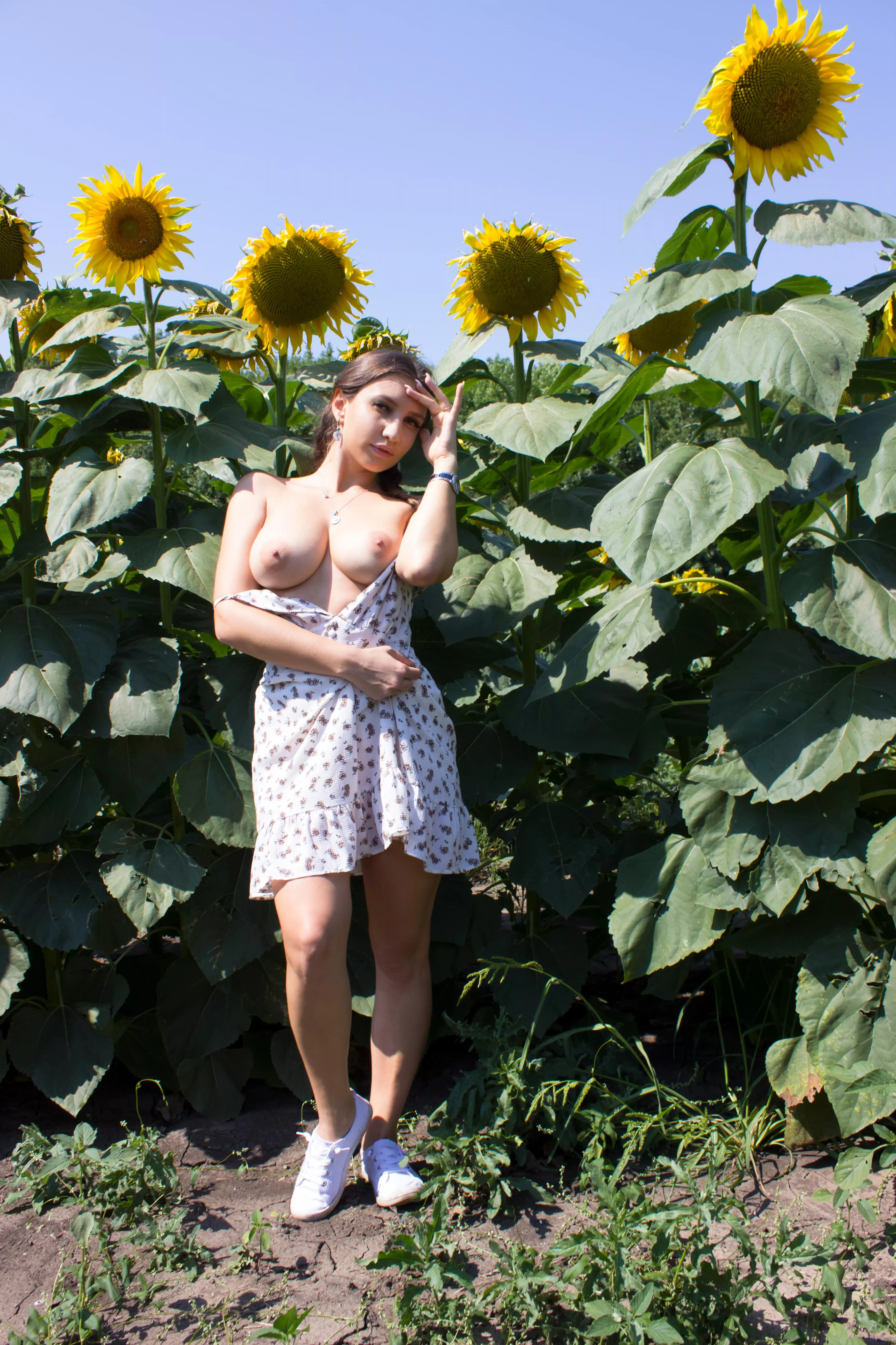 Will you pick flowers or stare at me? posted by luckyvicious