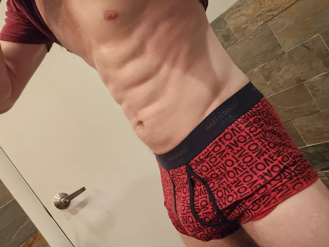 [33] post workout bulge...  by M_Superman1
