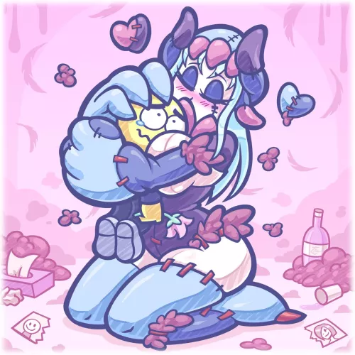 Bogey hugs by Jaxx1992