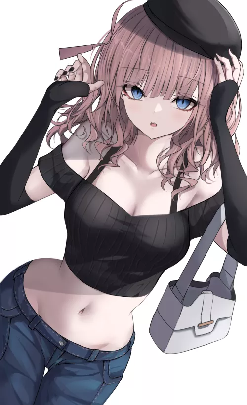 Cropped Knitwear & Denim  by CheetahSperm18