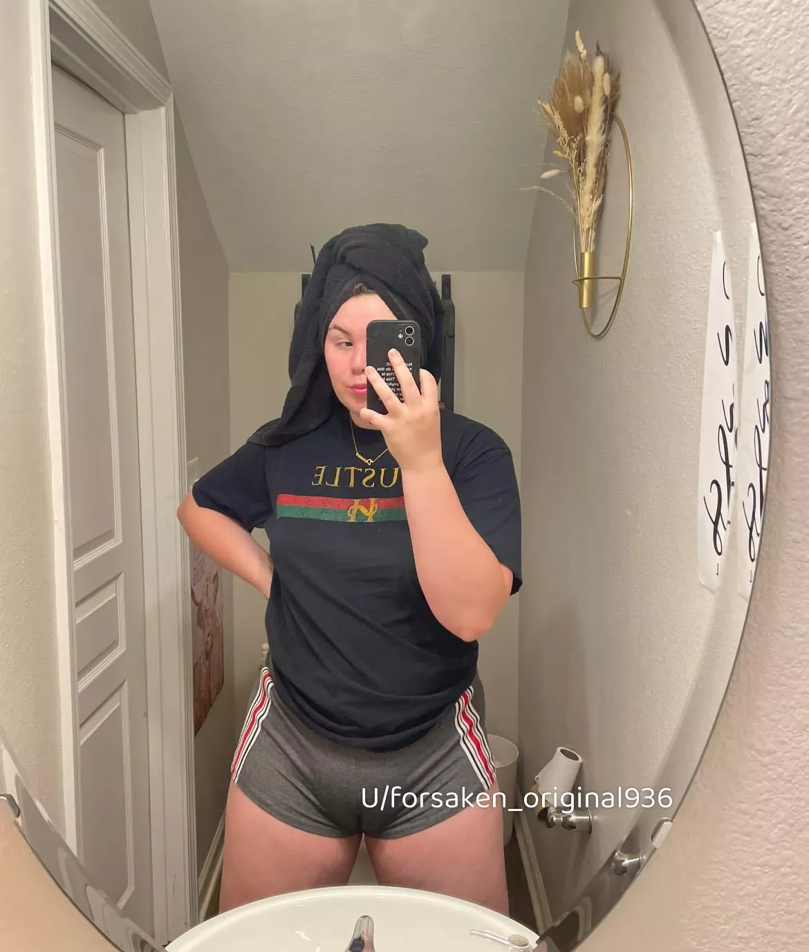I want you to tease me by licking my camel toe through the shorts posted by Forsaken_Original936