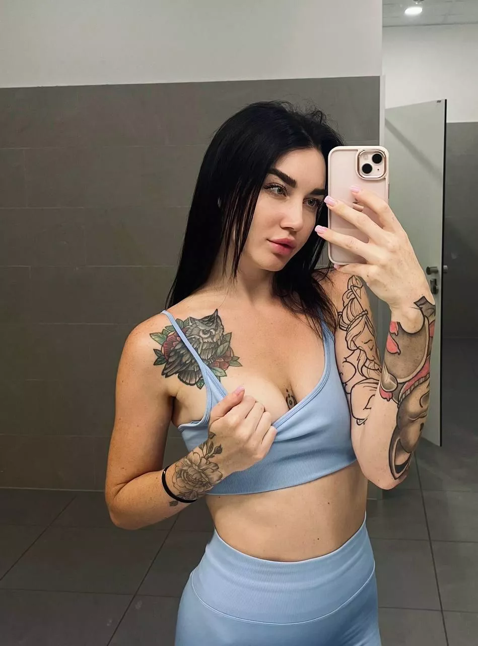 My B cups so comfortable in sport bra)) posted by tattosloverlena