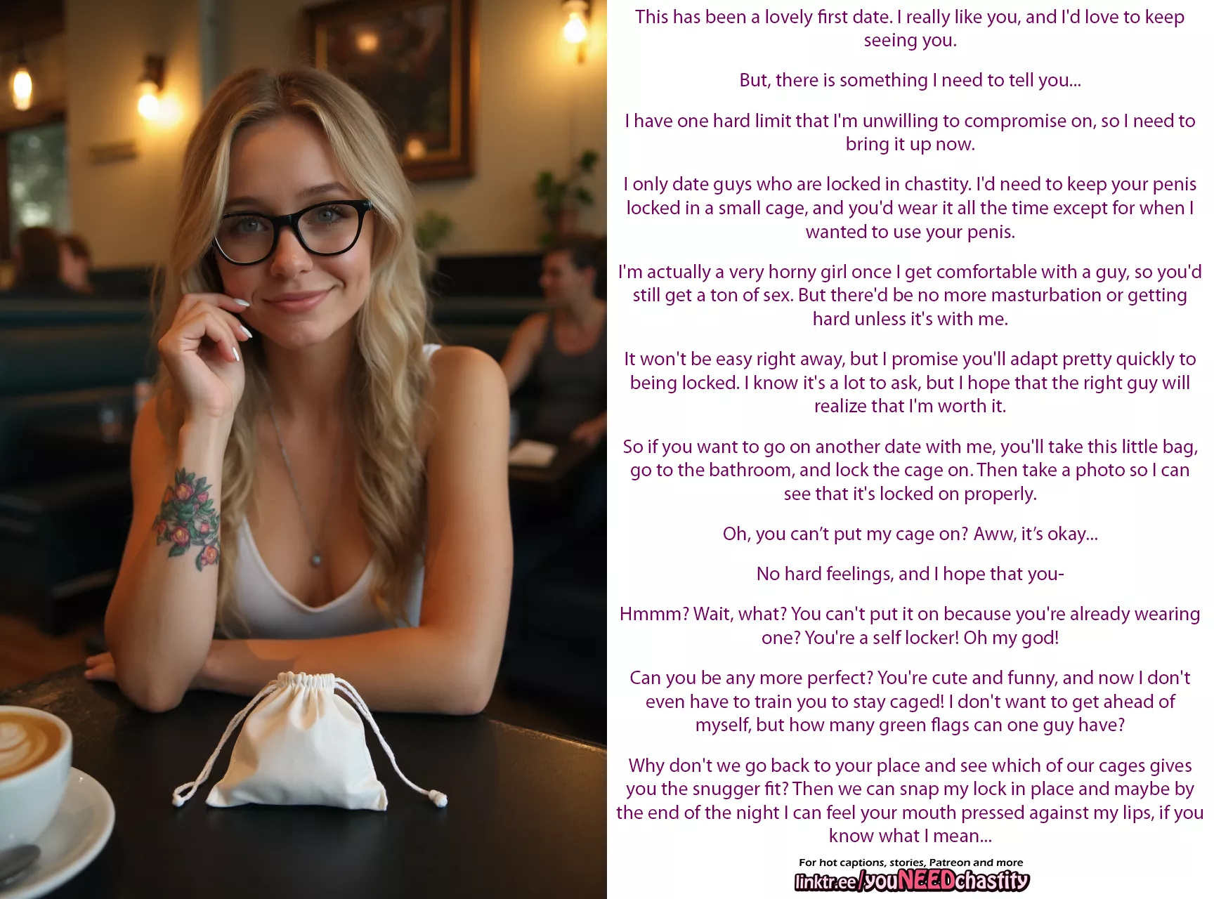 Number one dating rule  posted by chastity_throwaway1