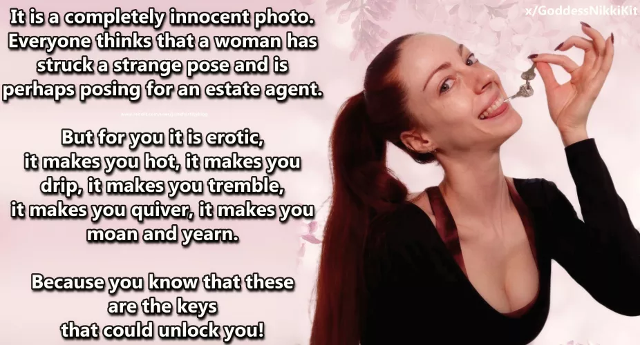 That's how differently a photograph can affect those who see it! by justchastityblog