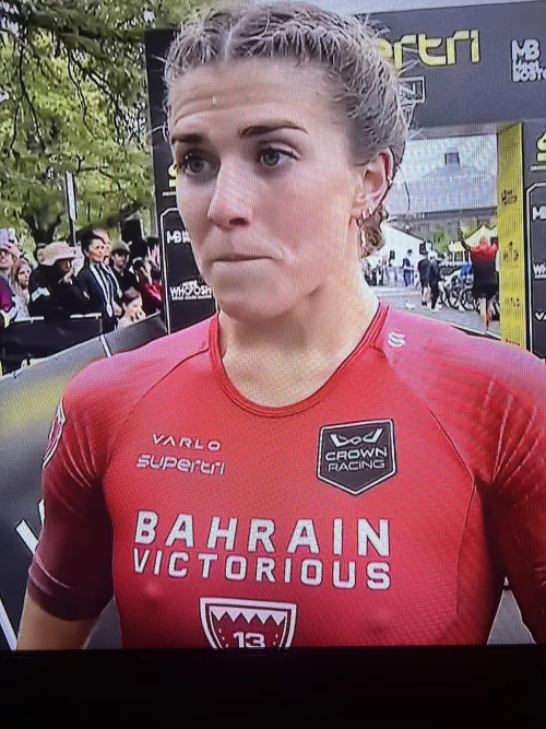 UK athlete Kate Waugh  by HotDoggetyDig