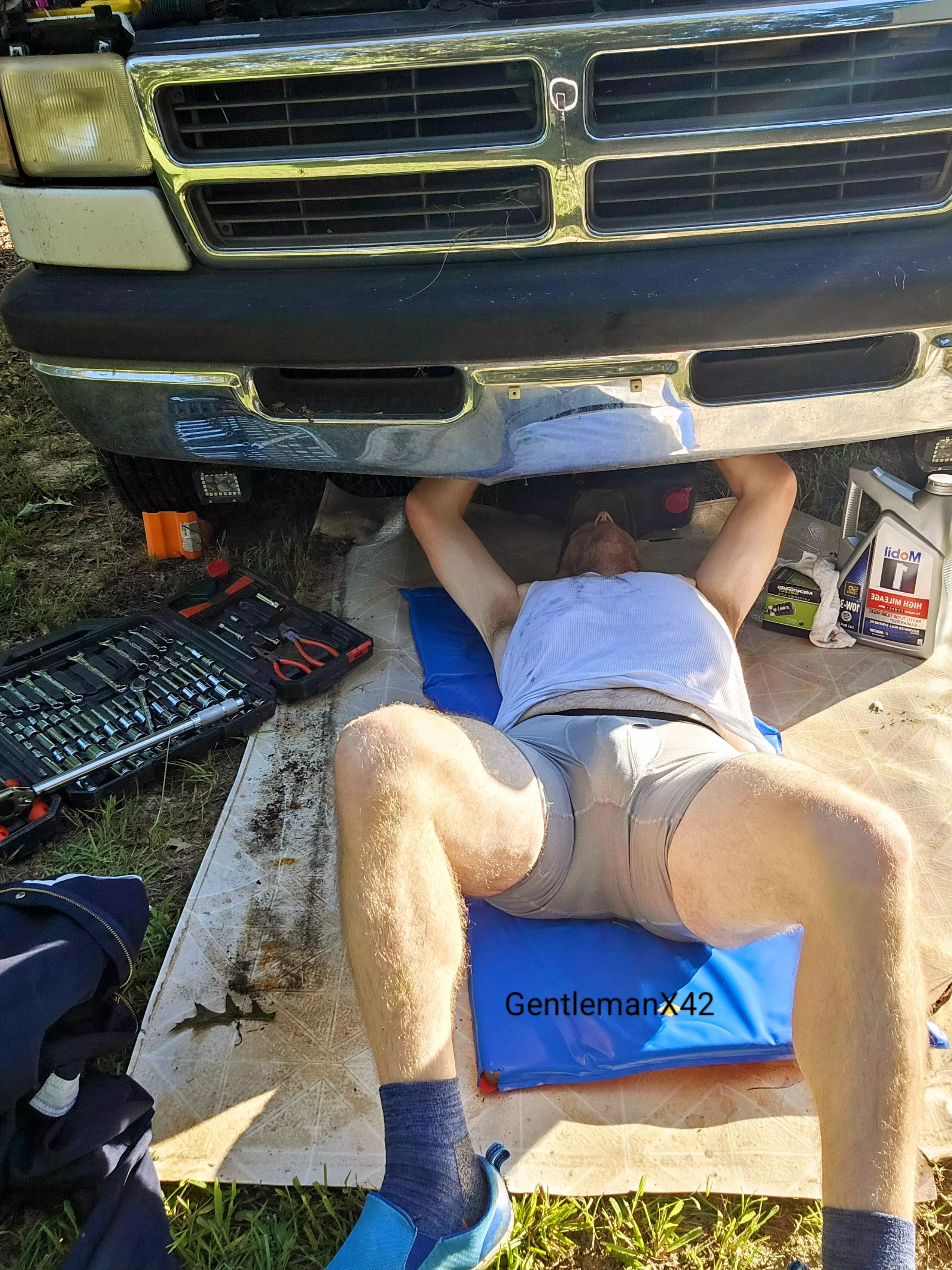 Who needs a oil change?  posted by GentlemanX42